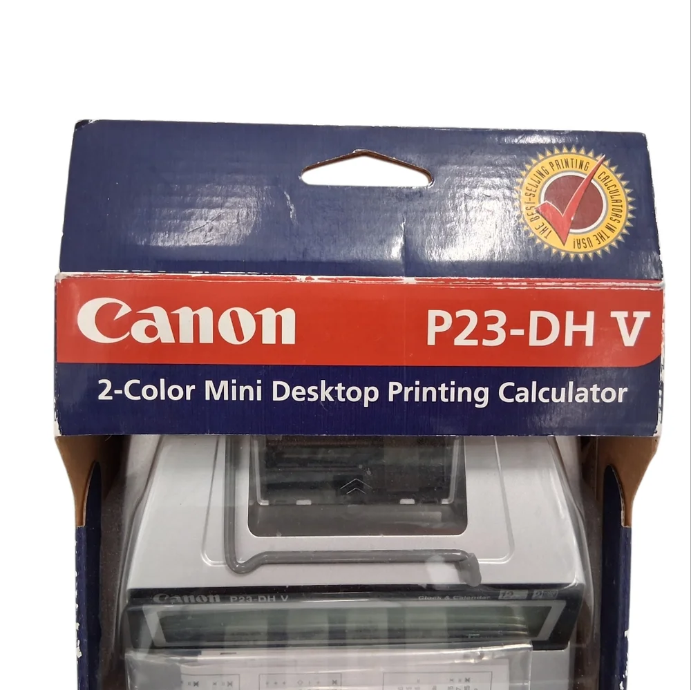 Canon P23-DH V 2- Color Mini Destop Printing Calculator